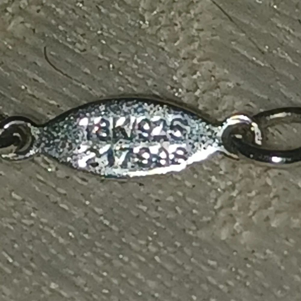 Gabriel & Co. Sterling Silver & 18k Station Necklace, 18 Inches - Picture 7 of 8